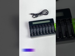 LED 8 slots AA AAA 1.2v NIMH fast battery charger