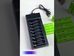 8 slots PLUS AA AAA 1.2V NIMH battery charger