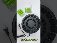 new 16 slots round 1.2v NIMH battery charger