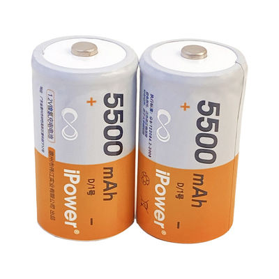 Buy 1.2V Rechargeable NiMH Battery 5500mAh D Size Eco batteries Supermarket Sale Wholesale online manufacture