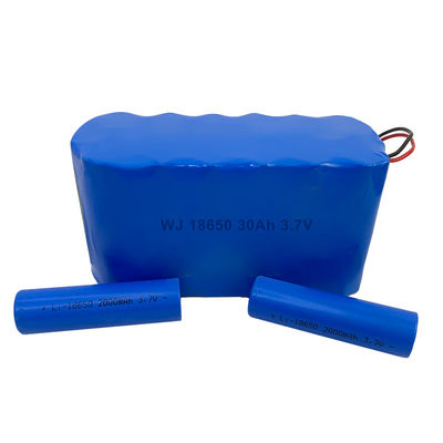 Buy 14.8WH 18650 Lithium Battery Pack 30Ah Lithium Ion 18650 Rechargeable Battery online manufacture