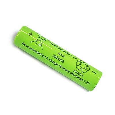 Buy 800Mah 1.2v Nickel Metal Hydride Rechargeable Battery REACH AAA Nimh Battery online manufacture