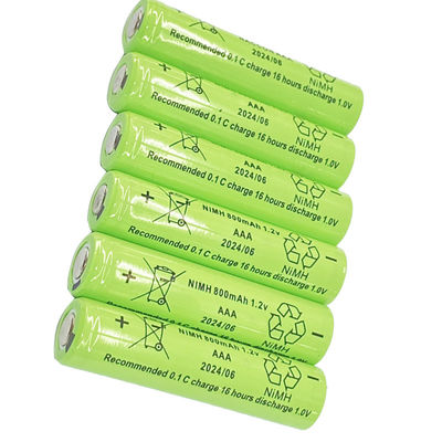 Buy MSDS AAA Rechargeable NiMH Battery 1.2V 800mAh 1100mah R03 Rechargeable Battery online manufacture