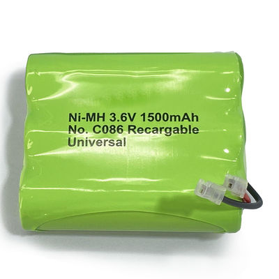 خرید بسته باتری NiMH سفارشی 1500mAh 3.6 ولت بسته باتری NiMH قابل شارژ online manufacture