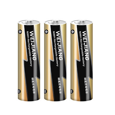 Buy Cylindrical  Battery 1100mAh AAA NIMH Rechargeable Battery Packs online manufacture