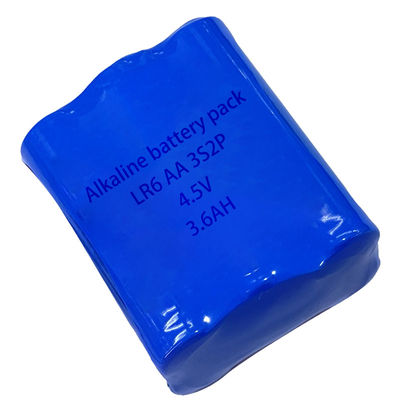 Buy 4.5V LR6 Alkaline Battery AA Primary Alkaline Battery Pack 3S2P online manufacture