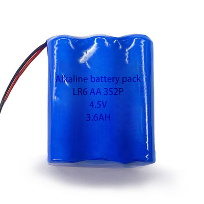 Buy 3S2P AA Alkaline Batteries 4.5v 3600mah Alkaline Battery Pack online manufacture