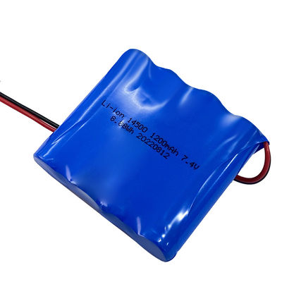 Buy OEM 7.4V 1200mah 8.8wh 3S2P 18650 Battery Pack With Connector online manufacture