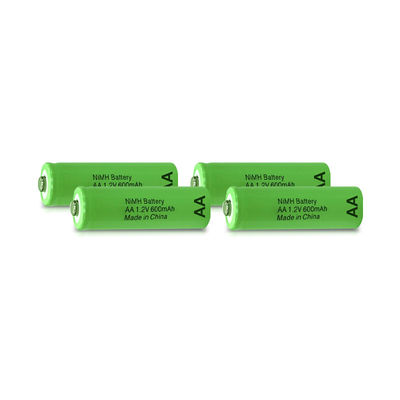 Buy NIMH AA 600MAH 1.2V nimh rechargeable battery ni-mh battery batteries for solar light Step Light Stair Light Fence Light online manufacture