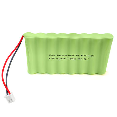 OEM NiMH Battery Pack 800mah 9.6V 8S1P AAA Rechargeable Battery For Toy Solar Light
