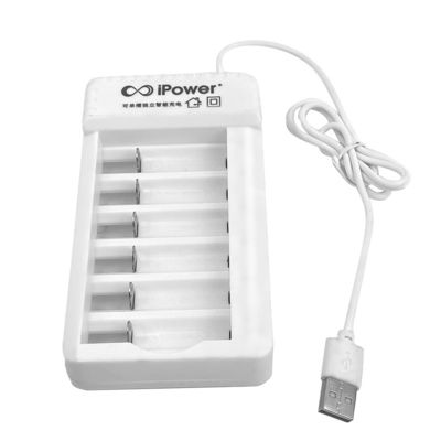6 slots AAA AA Cell Rechargeable Battery Charger 1.2v Nimh battery charger