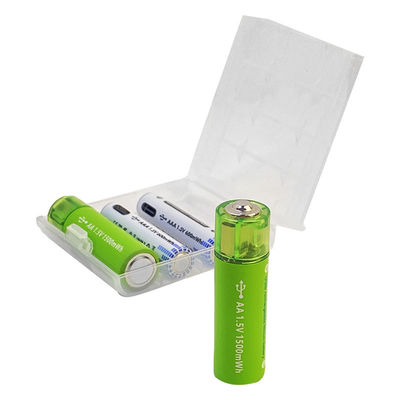 ISO SAA 1.5V Lithium Battery AA 1500mWh USB Rechargeable Batteries