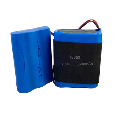 6600mah 2S1P 18650 Battery Pack 3.7V 7.4v 14.8V 18650 3S1P Battery Pack