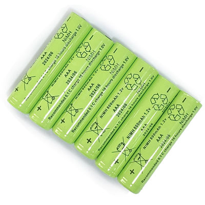 NIMH MSDS 1.2V AAAサイズ 1100mAh 800mAh 再充電可能なNI-MHセル バッテリーパック ニッケル金属水化物 バッテリー
