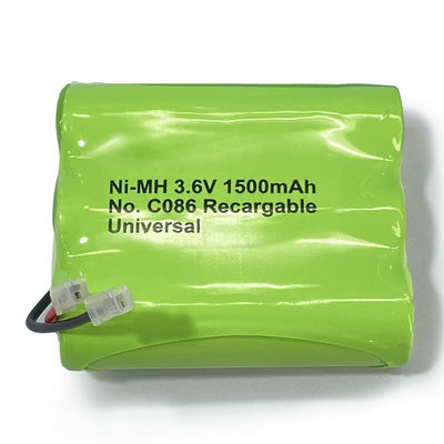 3.6V NiMH Battery Pack OEM AA Recharge Battery 3.6V 1500mAh