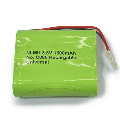 再充電可能な3.6v Nimh バッテリーパック 1C ニッケル金属水化電池パック