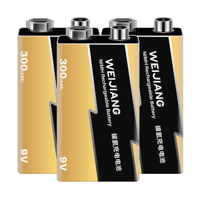 メーカー 9V 300mAh スクウェア ニッケル金属ヒドリド AAバッテリー OEM