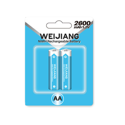 1.2V NiMH AA Battery 2600mah 2200mah 1800mah NiMH Rechargeable Batteries