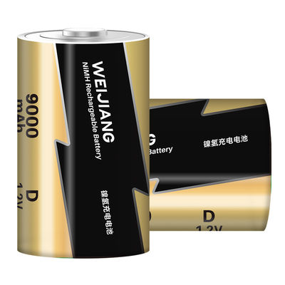 OEM NiMH D Size Rechargeable Battery Large 9000mah Battery Double