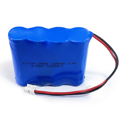 7.4v 1200mah Li Ion 14500 Battery Pack For Toys Bluetooth Smart