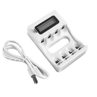 LED 4 Slots AA AAA USB Power Smart Fast Universal Portable 1.2V NIMH Battery Charger