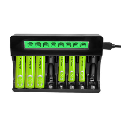 8 Slot LED Smart Battery Charger for AA/AAA NIMH Batteries