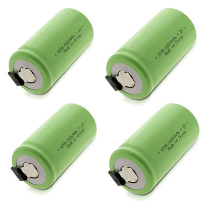 1.2V D اندازه باتری های Nimh 6000mAh با تماس های جوش